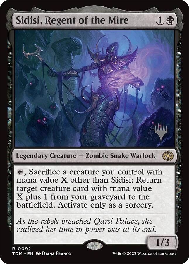 Sidisi, Regent of the Mire [Tarkir: Dragonstorm Promos] | Gaming Infinity