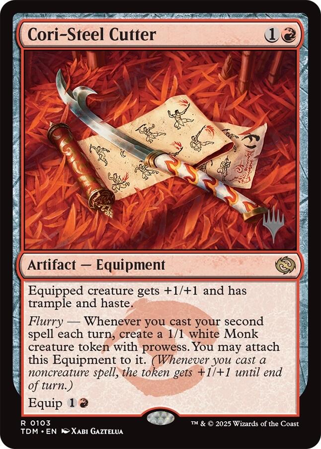 Cori-Steel Cutter [Tarkir: Dragonstorm Promos] | Gaming Infinity