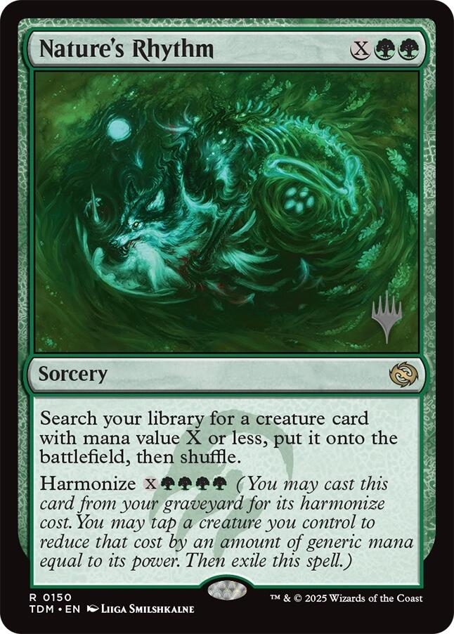 Nature's Rhythm [Tarkir: Dragonstorm Promos] | Gaming Infinity