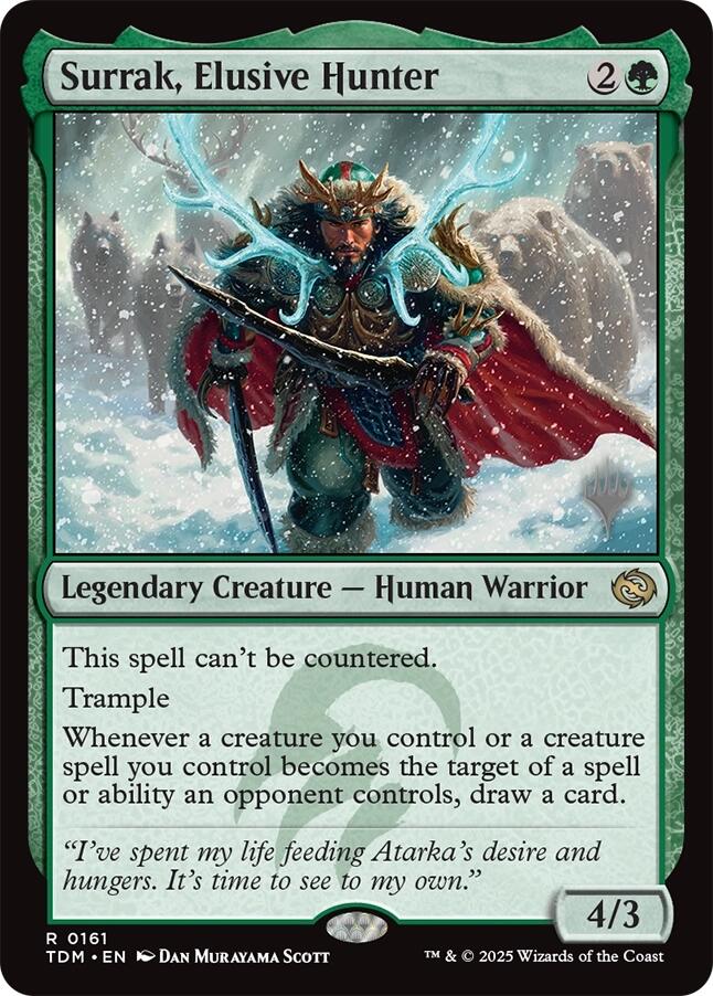 Surrak, Elusive Hunter [Tarkir: Dragonstorm Promos] | Gaming Infinity