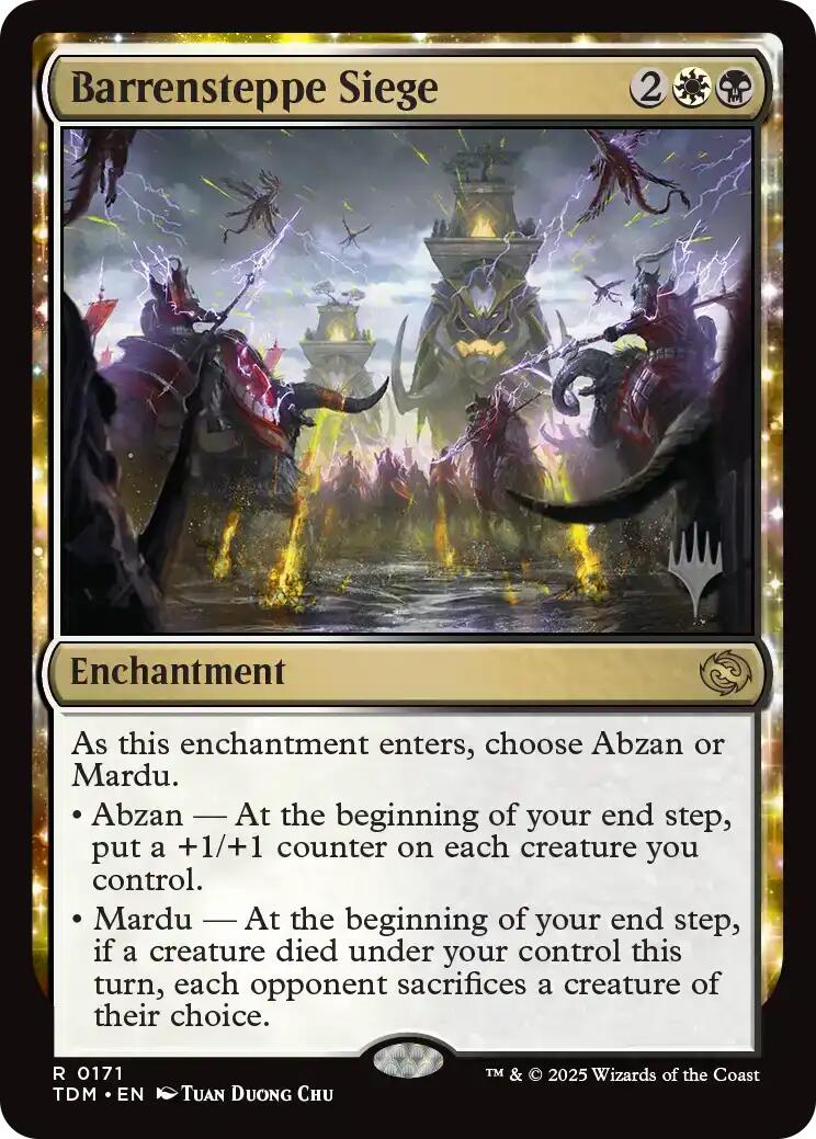 Barrensteppe Siege [Tarkir: Dragonstorm Promos] | Gaming Infinity