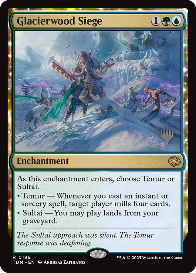 Glacierwood Siege [Tarkir: Dragonstorm Promos] | Gaming Infinity