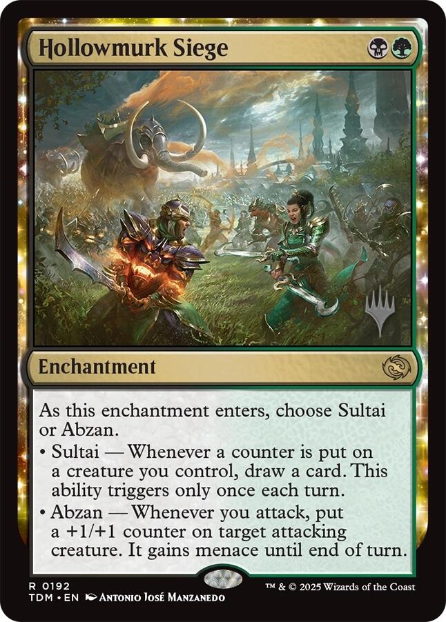 Hollowmurk Siege [Tarkir: Dragonstorm Promos] | Gaming Infinity