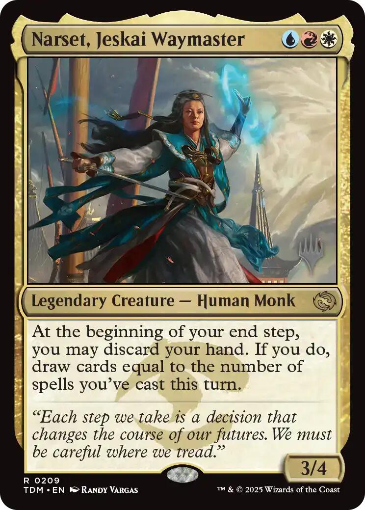Narset, Jeskai Waymaster [Tarkir: Dragonstorm Promos] | Gaming Infinity