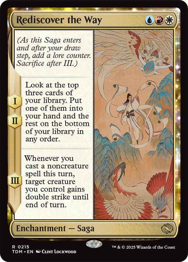 Rediscover the Way [Tarkir: Dragonstorm Promos] | Gaming Infinity