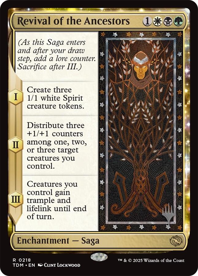 Revival of the Ancestors [Tarkir: Dragonstorm Promos] | Gaming Infinity
