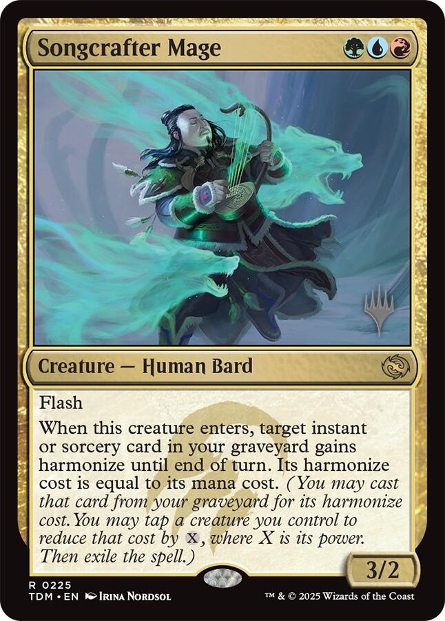 Songcrafter Mage [Tarkir: Dragonstorm Promos] | Gaming Infinity
