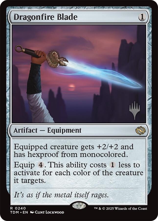Dragonfire Blade [Tarkir: Dragonstorm Promos] | Gaming Infinity