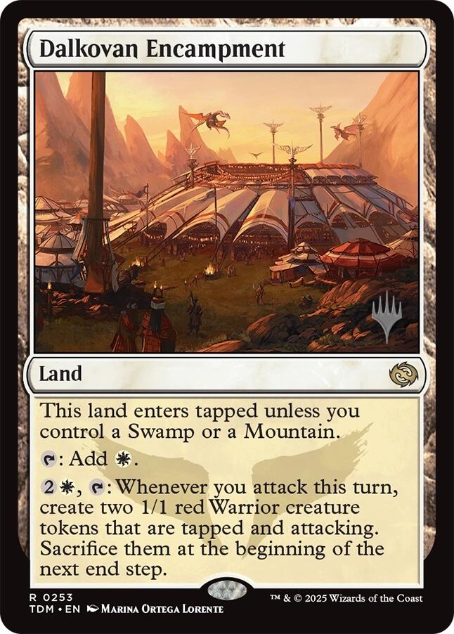 Dalkovan Encampment [Tarkir: Dragonstorm Promos] | Gaming Infinity