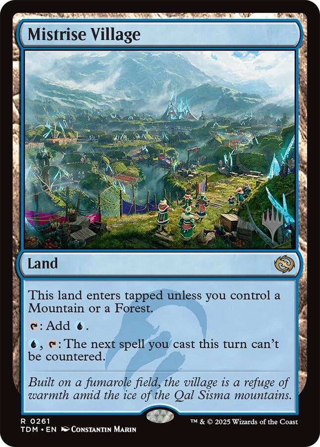 Mistrise Village [Tarkir: Dragonstorm Promos] | Gaming Infinity