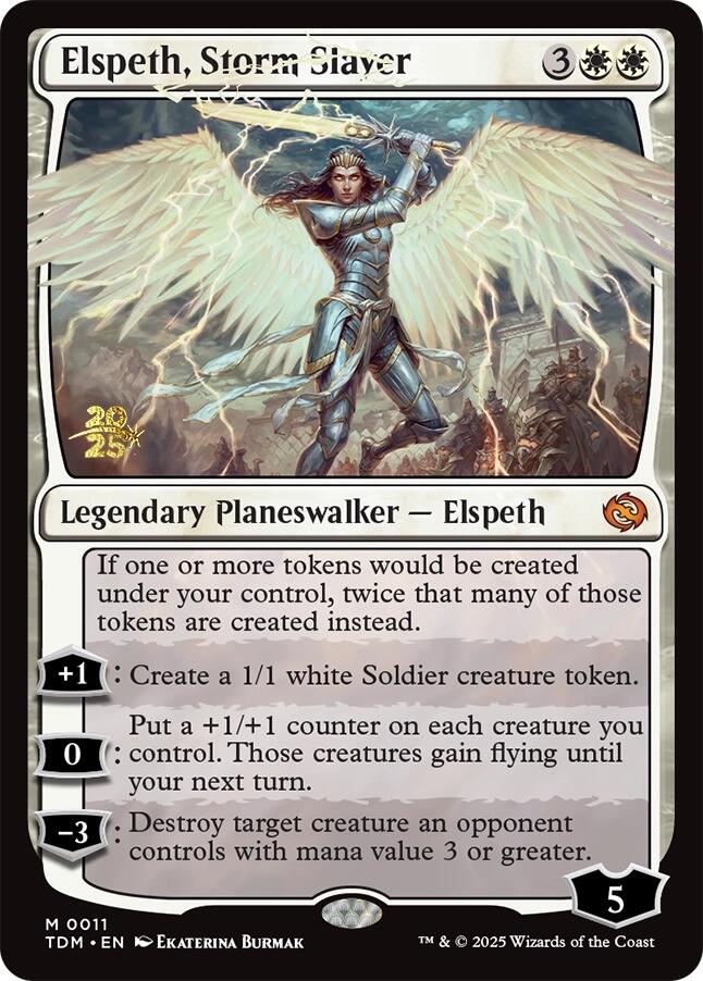 Elspeth, Storm Slayer [Tarkir: Dragonstorm Prerelease Promos] | Gaming Infinity