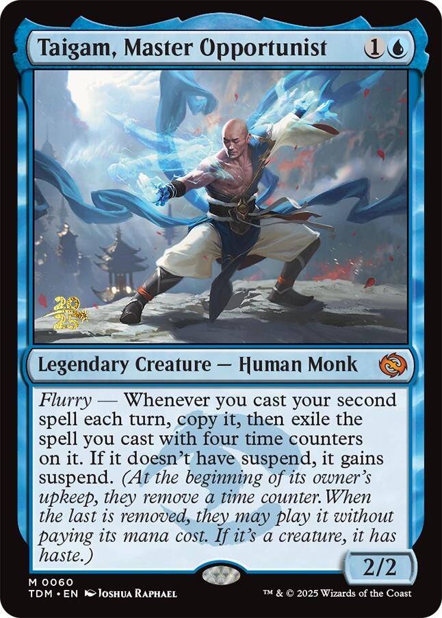 Taigam, Master Opportunist [Tarkir: Dragonstorm Prerelease Promos] | Gaming Infinity