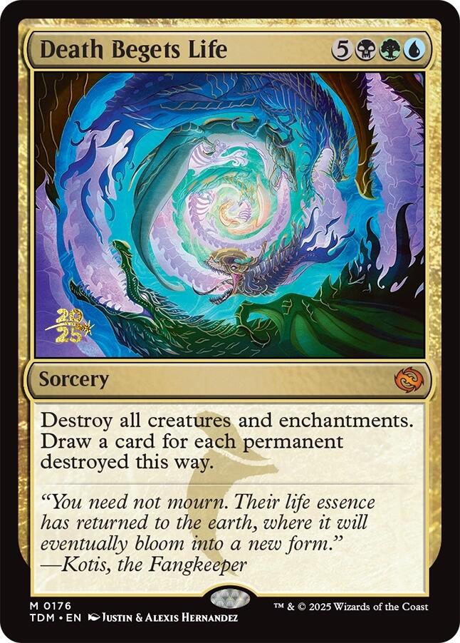 Death Begets Life [Tarkir: Dragonstorm Prerelease Promos] | Gaming Infinity