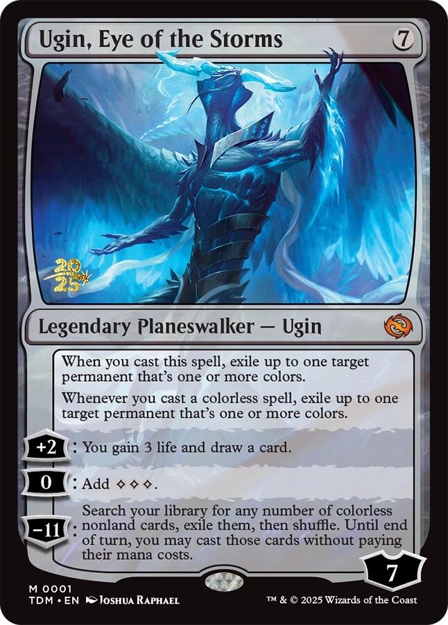 Ugin, Eye of the Storms [Tarkir: Dragonstorm Prerelease Promos] | Gaming Infinity