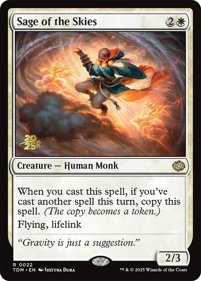 Sage of the Skies [Tarkir: Dragonstorm Prerelease Promos] | Gaming Infinity
