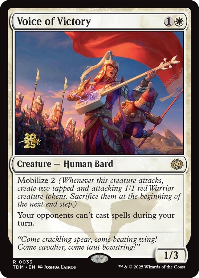 Voice of Victory [Tarkir: Dragonstorm Prerelease Promos] | Gaming Infinity