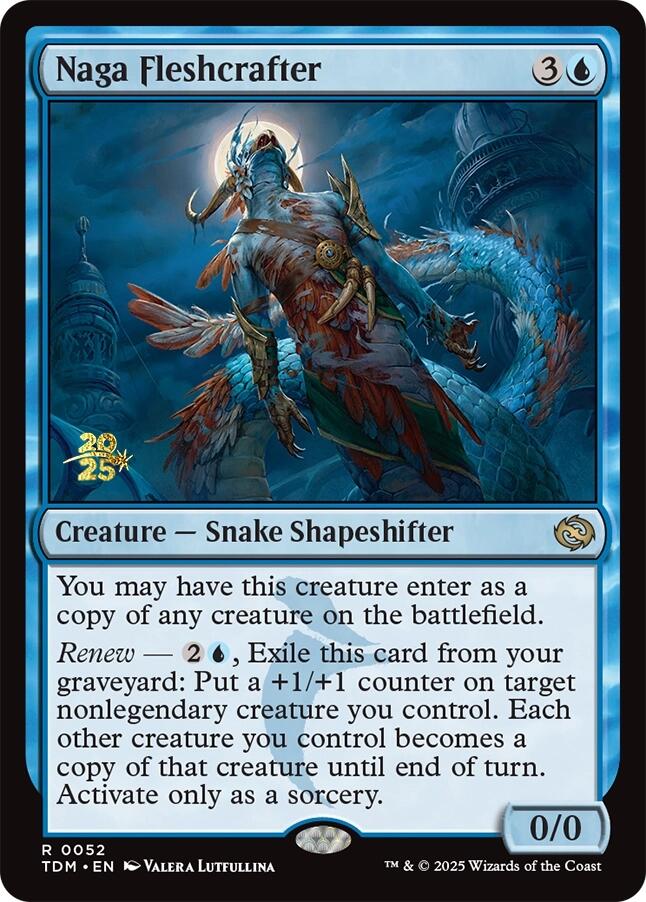 Naga Fleshcrafter [Tarkir: Dragonstorm Prerelease Promos] | Gaming Infinity