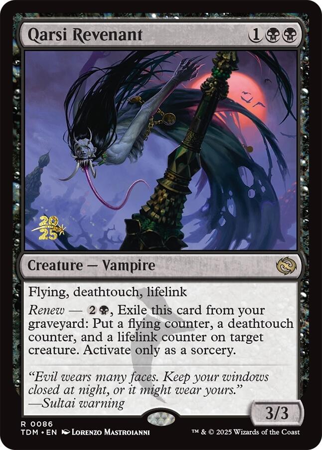 Qarsi Revenant [Tarkir: Dragonstorm Prerelease Promos] | Gaming Infinity