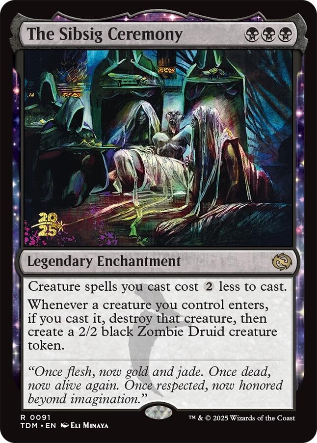 The Sibsig Ceremony [Tarkir: Dragonstorm Prerelease Promos] | Gaming Infinity