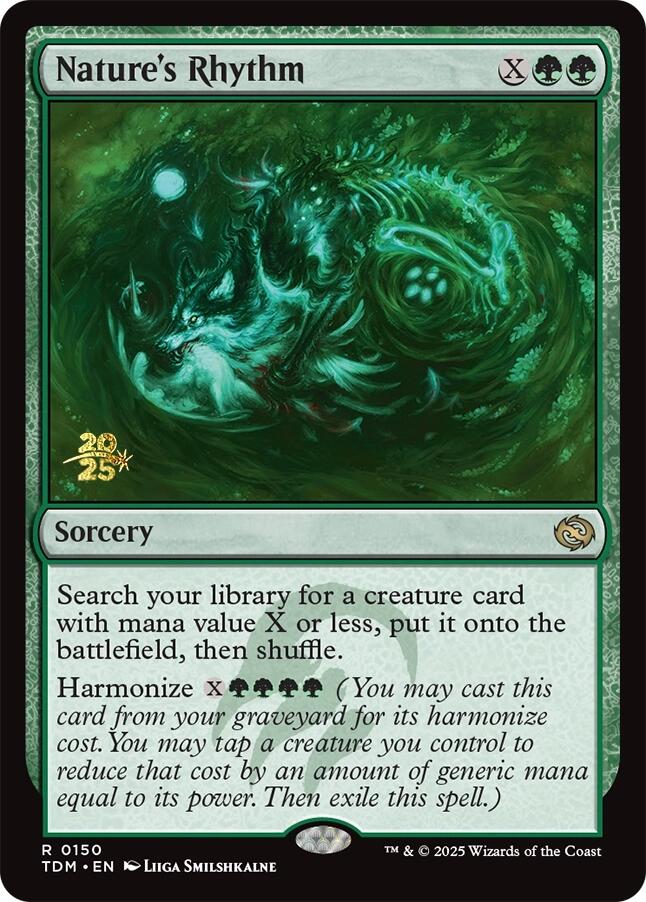 Nature's Rhythm [Tarkir: Dragonstorm Prerelease Promos] | Gaming Infinity