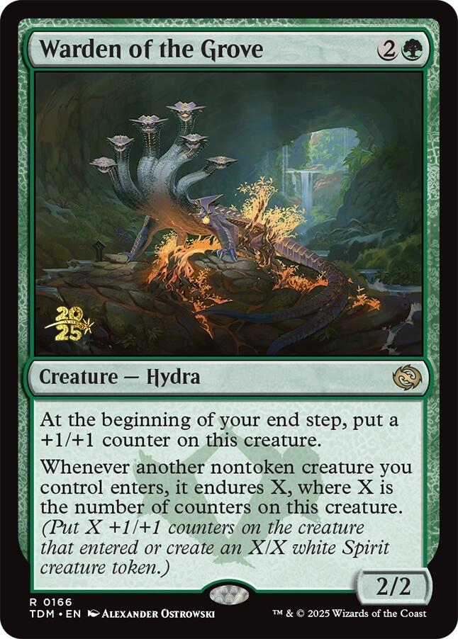 Warden of the Grove [Tarkir: Dragonstorm Prerelease Promos] | Gaming Infinity
