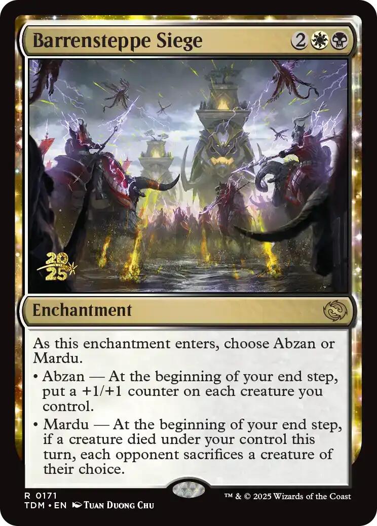 Barrensteppe Siege [Tarkir: Dragonstorm Prerelease Promos] | Gaming Infinity
