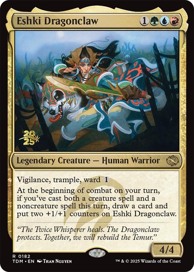 Eshki Dragonclaw [Tarkir: Dragonstorm Prerelease Promos] | Gaming Infinity