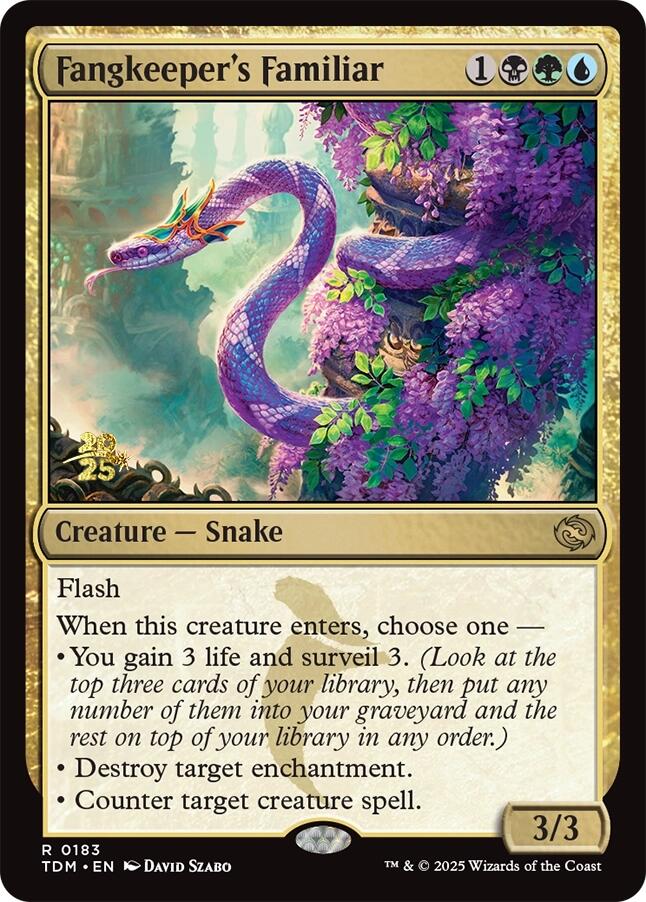 Fangkeeper's Familiar [Tarkir: Dragonstorm Prerelease Promos] | Gaming Infinity