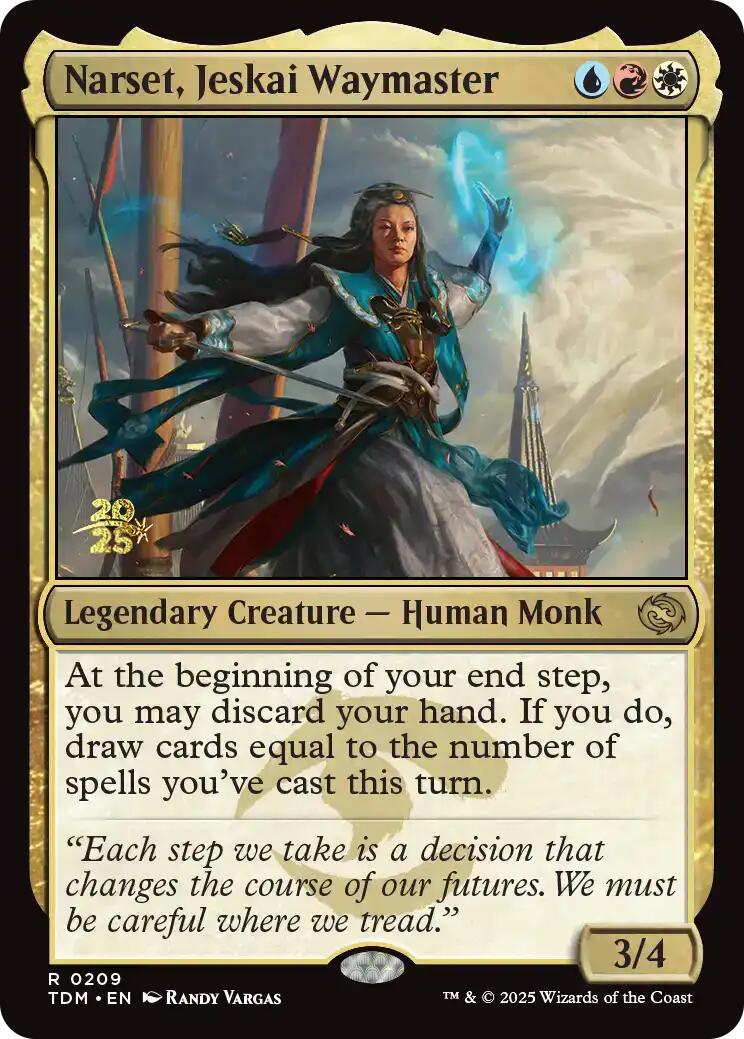 Narset, Jeskai Waymaster [Tarkir: Dragonstorm Prerelease Promos] | Gaming Infinity
