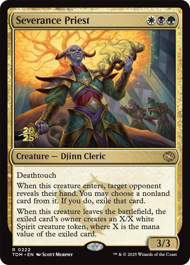 Severance Priest [Tarkir: Dragonstorm Prerelease Promos] | Gaming Infinity