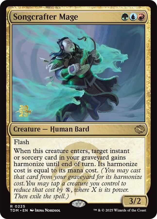 Songcrafter Mage [Tarkir: Dragonstorm Prerelease Promos] | Gaming Infinity