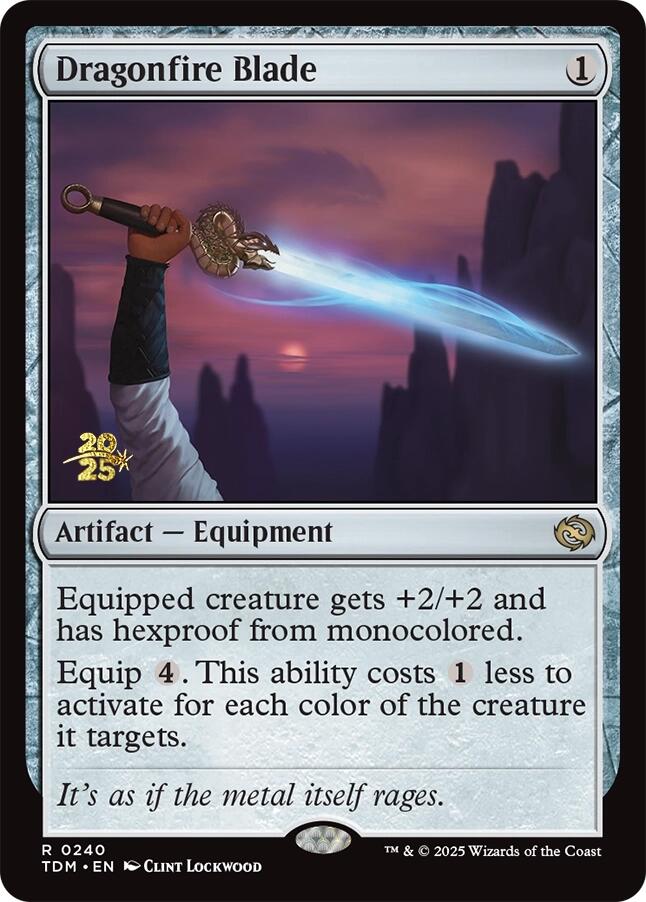 Dragonfire Blade [Tarkir: Dragonstorm Prerelease Promos] | Gaming Infinity