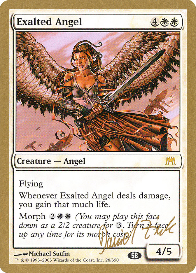 Exalted Angel (Daniel Zink) (SB) [World Championship Decks 2003] | Gaming Infinity