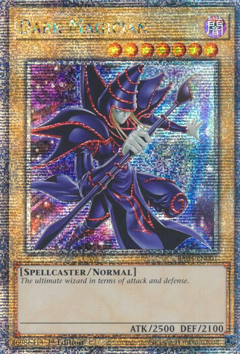 Dark Magician (New Art) [RA04-EN001] Quarter Century Secret Rare | Gaming Infinity