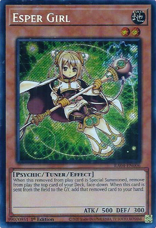 Esper Girl [RA04-EN006] Secret Rare | Gaming Infinity