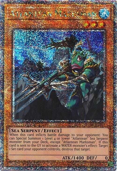 Atlantean Marksman [RA04-EN009] Quarter Century Secret Rare | Gaming Infinity