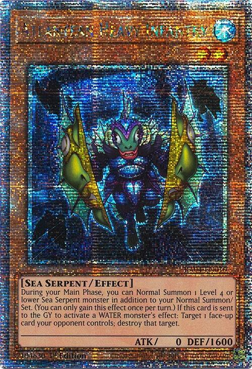 Atlantean Heavy Infantry [RA04-EN010] Quarter Century Secret Rare | Gaming Infinity