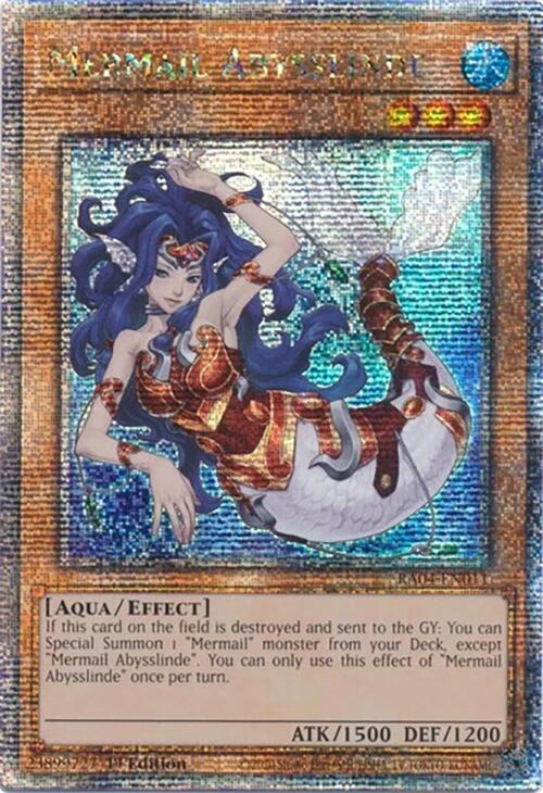 Mermail Abysslinde [RA04-EN011] Quarter Century Secret Rare | Gaming Infinity