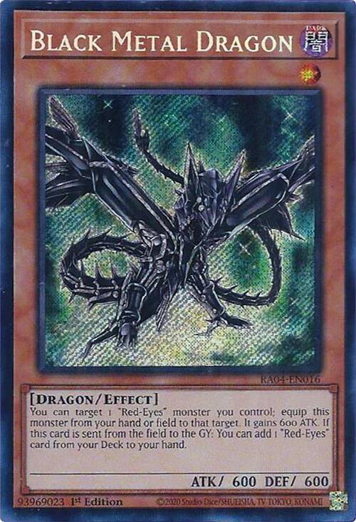 Black Metal Dragon [RA04-EN016] Secret Rare | Gaming Infinity