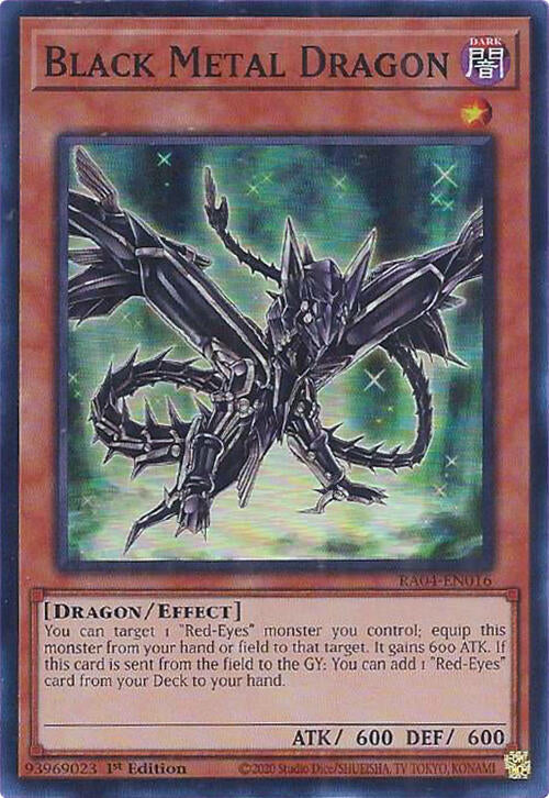 Black Metal Dragon [RA04-EN016] Super Rare | Gaming Infinity