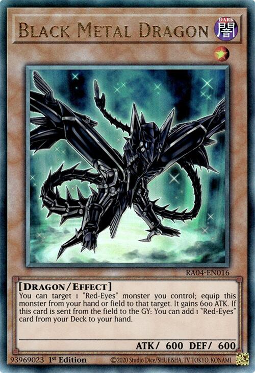 Black Metal Dragon [RA04-EN016] Prismatic Ultimate Rare | Gaming Infinity