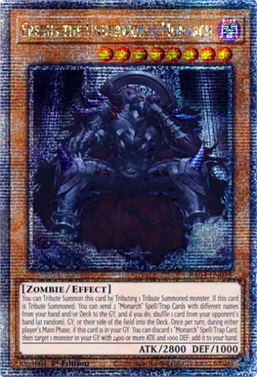 Erebus the Underworld Monarch [RA04-EN019] Quarter Century Secret Rare | Gaming Infinity