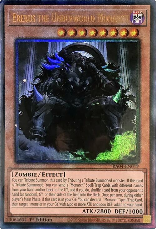 Erebus the Underworld Monarch [RA04-EN019] Prismatic Ultimate Rare | Gaming Infinity