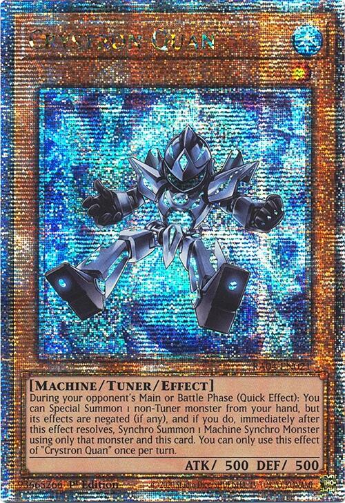 Crystron Quan [RA04-EN021] Quarter Century Secret Rare | Gaming Infinity