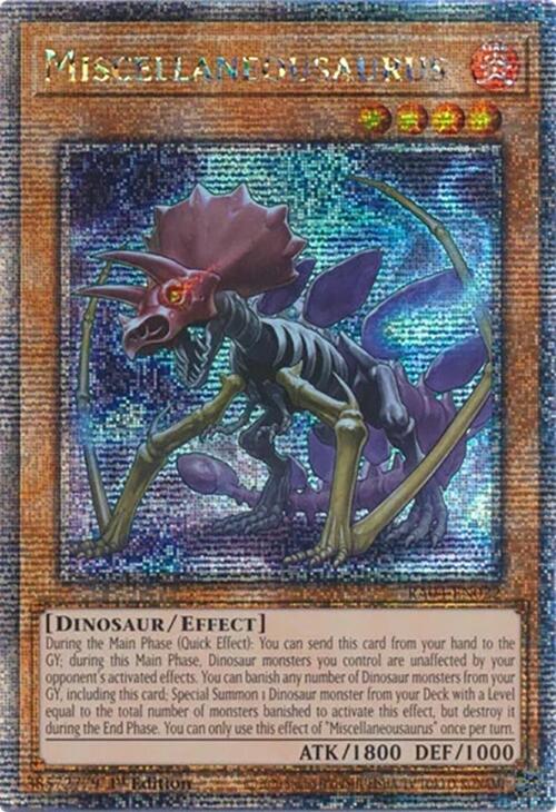 Miscellaneousaurus [RA04-EN022] Quarter Century Secret Rare | Gaming Infinity