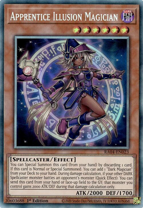 Apprentice Illusion Magician [RA04-EN023] Prismatic Collector's Rare | Gaming Infinity
