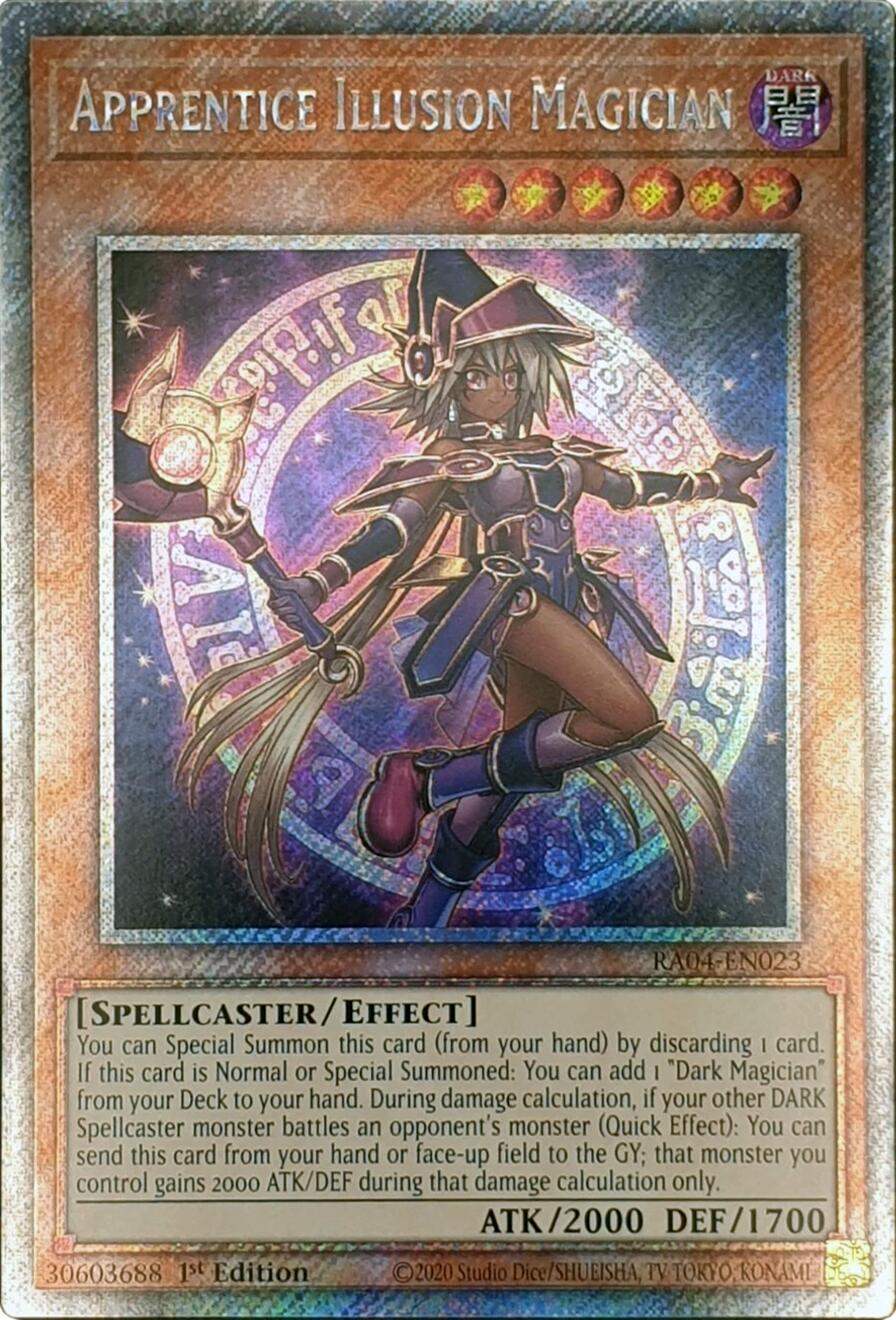 Apprentice Illusion Magician [RA04-EN023] Platinum Secret Rare | Gaming Infinity