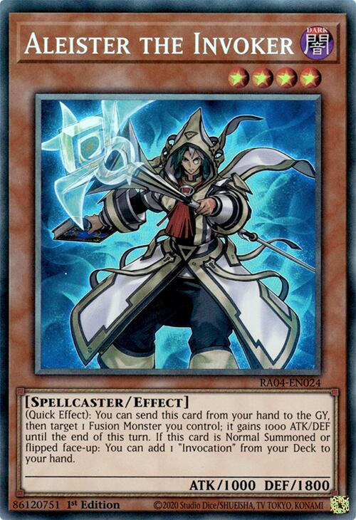 Aleister the Invoker (Alternate Art) [RA04-EN024] Prismatic Collector's Rare | Gaming Infinity