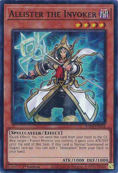 Aleister the Invoker (Alternate Art) [RA04-EN024] Super Rare | Gaming Infinity