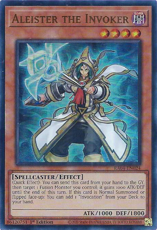 Aleister the Invoker (Alternate Art) [RA04-EN024] Ultra Rare | Gaming Infinity